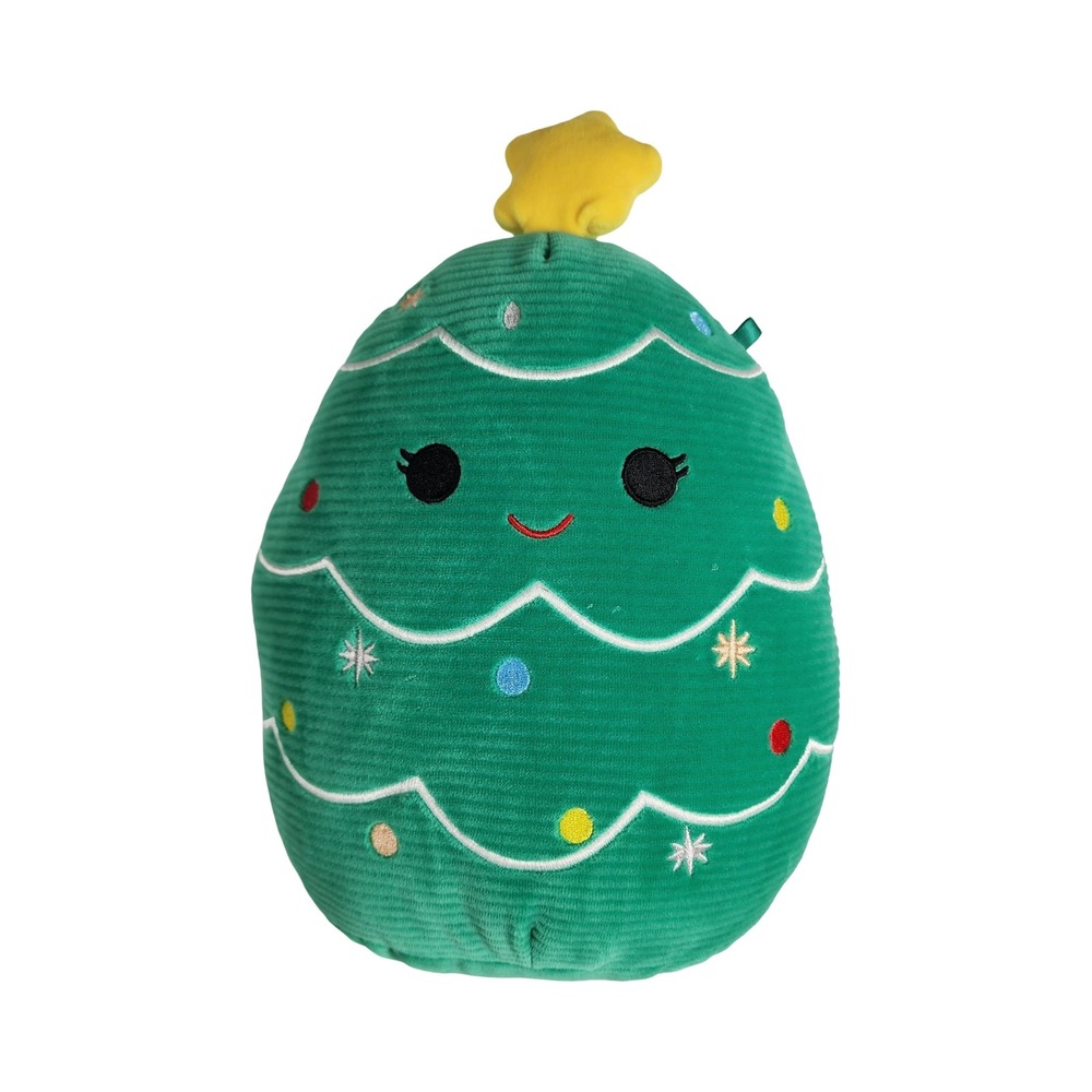 Squishmallows Carol the Christmas Tree 10 inch Green Corduroy Holiday Plush Toy‎